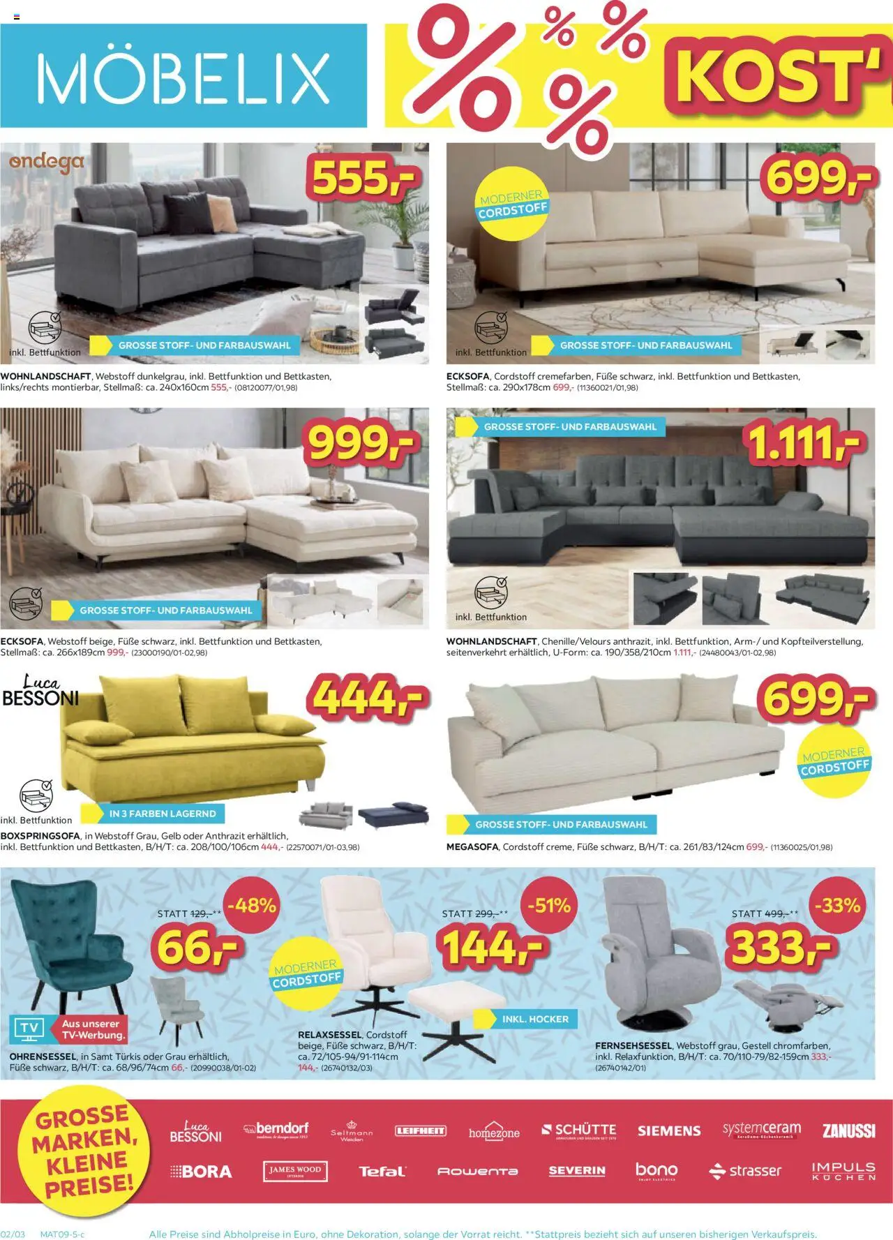 Möbelix Angebote gültig ab 09.09.2025 | Seite: 2