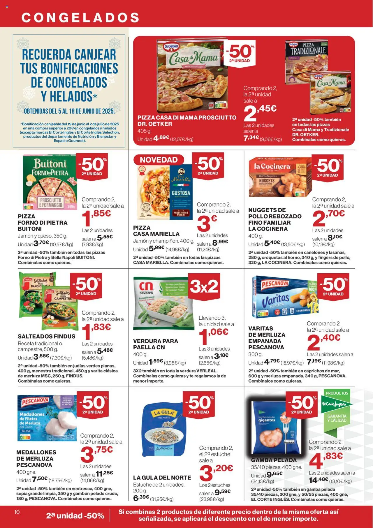 Supercor Canarias │ válido desde el 19.06.2025 | Página: 10 | Productos: Medallones, Jamón, Horno, Gamba