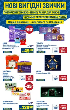 Metro акції дійснийкції з 25.02.2026