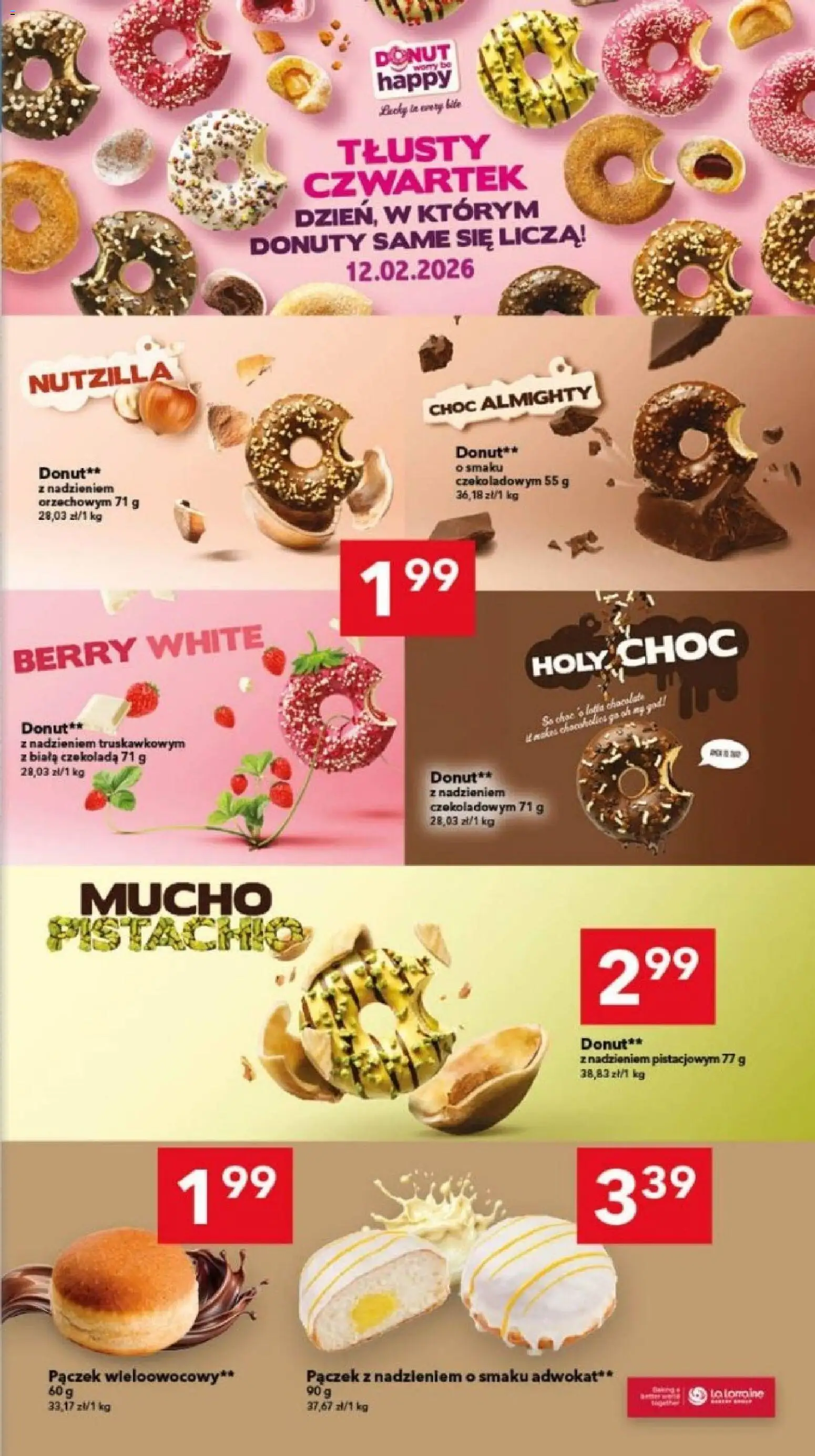 Lewiatan gazetka - Gdańsk od 12.02.2026 | Strona: 9 | Produkty: Donut, Czekolada