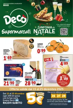 Anteprima del volantino Decò Supermercati - Napoli catalogo valido a partire dal 15.12.2025