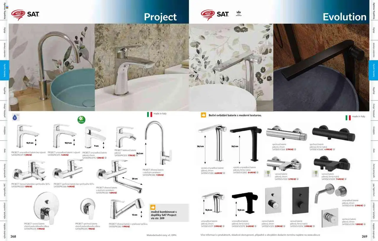 Siko koupelny katalog Koupelny 2025/2026 od 14.10.2025 | Strana: 135 | Produkty: Dřezová baterie, Wc, Baterie