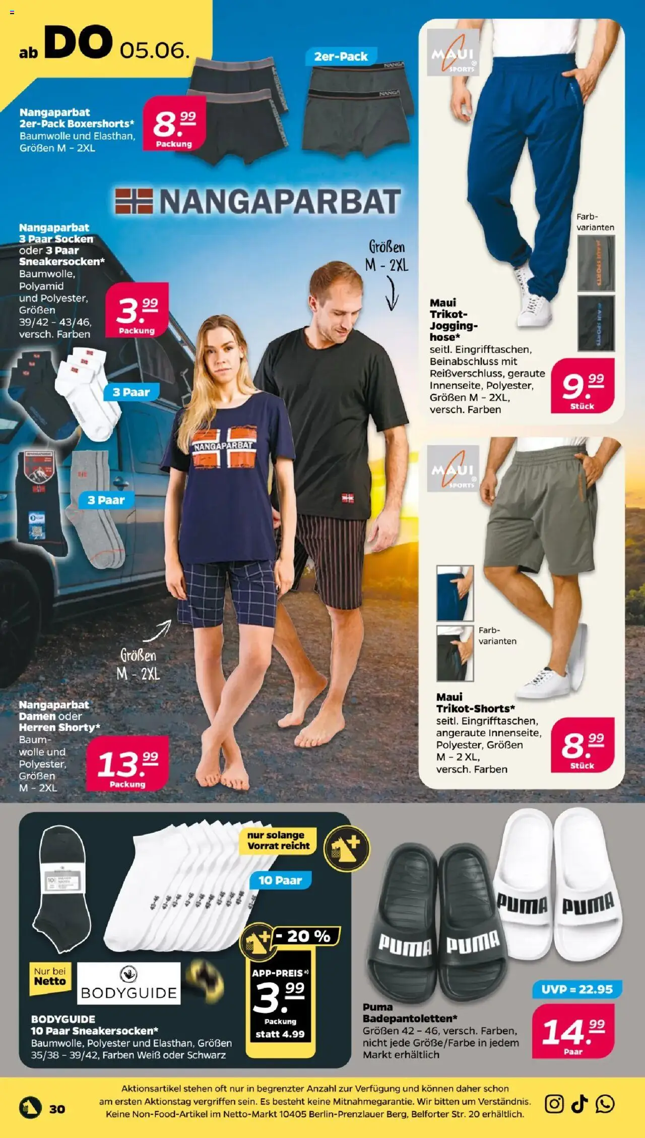 Netto Prospekt 	 - gültig ab dem 02.06.2025 | Seite: 30 | Produkte: Socken, Boxer