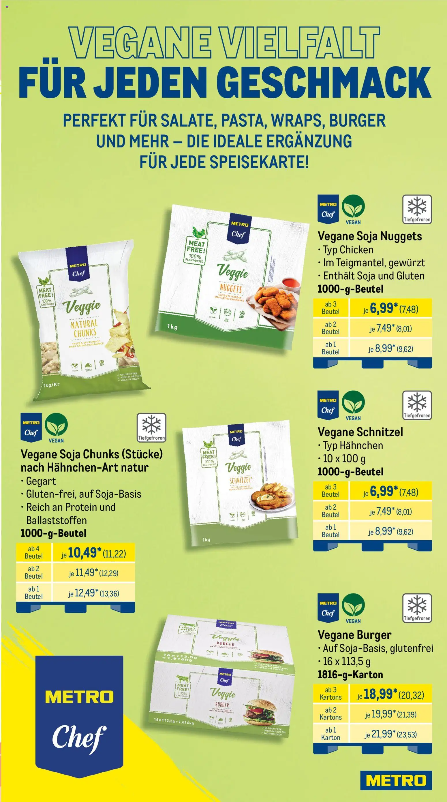 Metro  Wochen-Angebote Gastro – gültig ab 12.01.2026 | Seite: 5 | Produkte: Hahnchen, Burger, Schnitzel