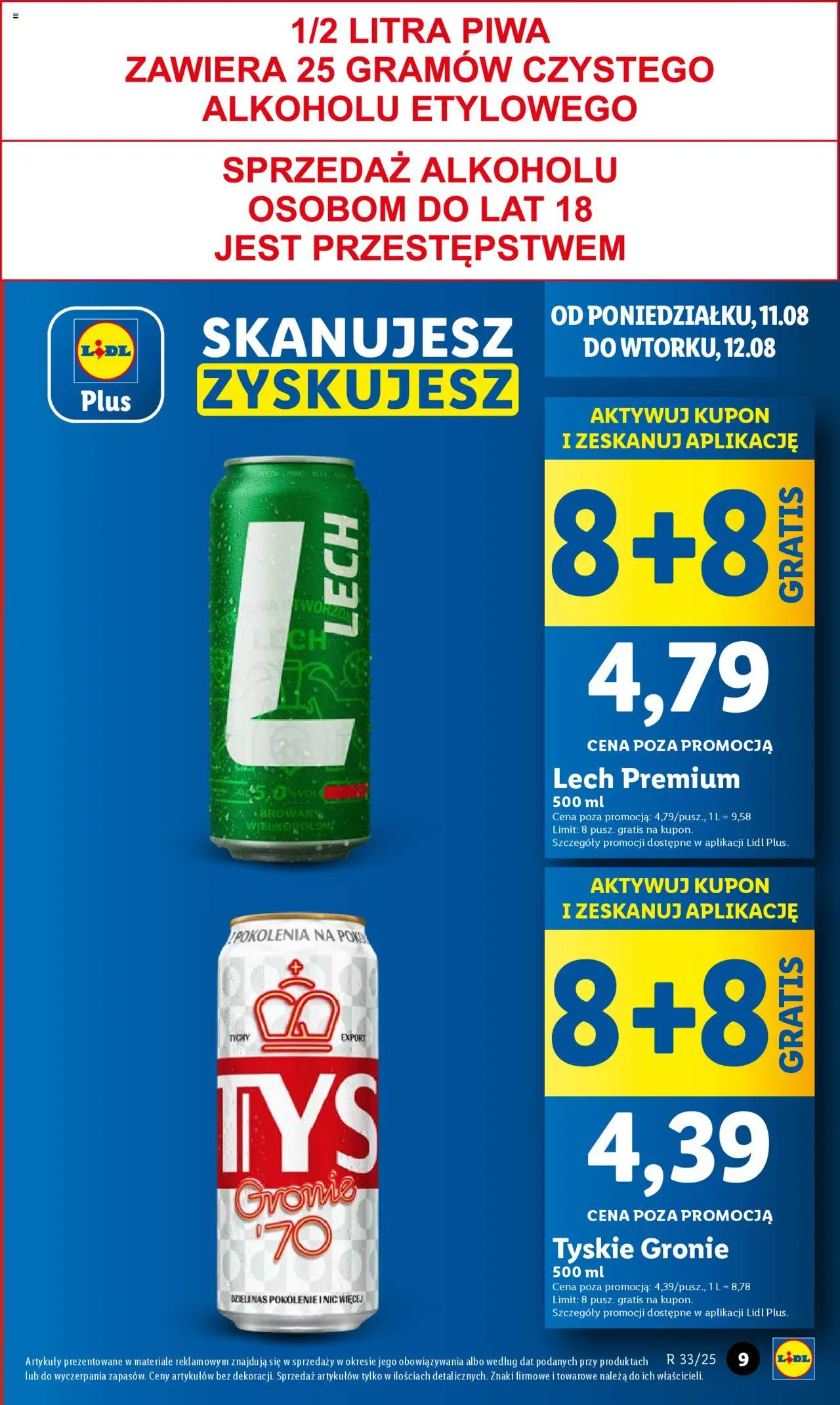 Lidl Gazetka od 11.08.2025 | Strona: 9