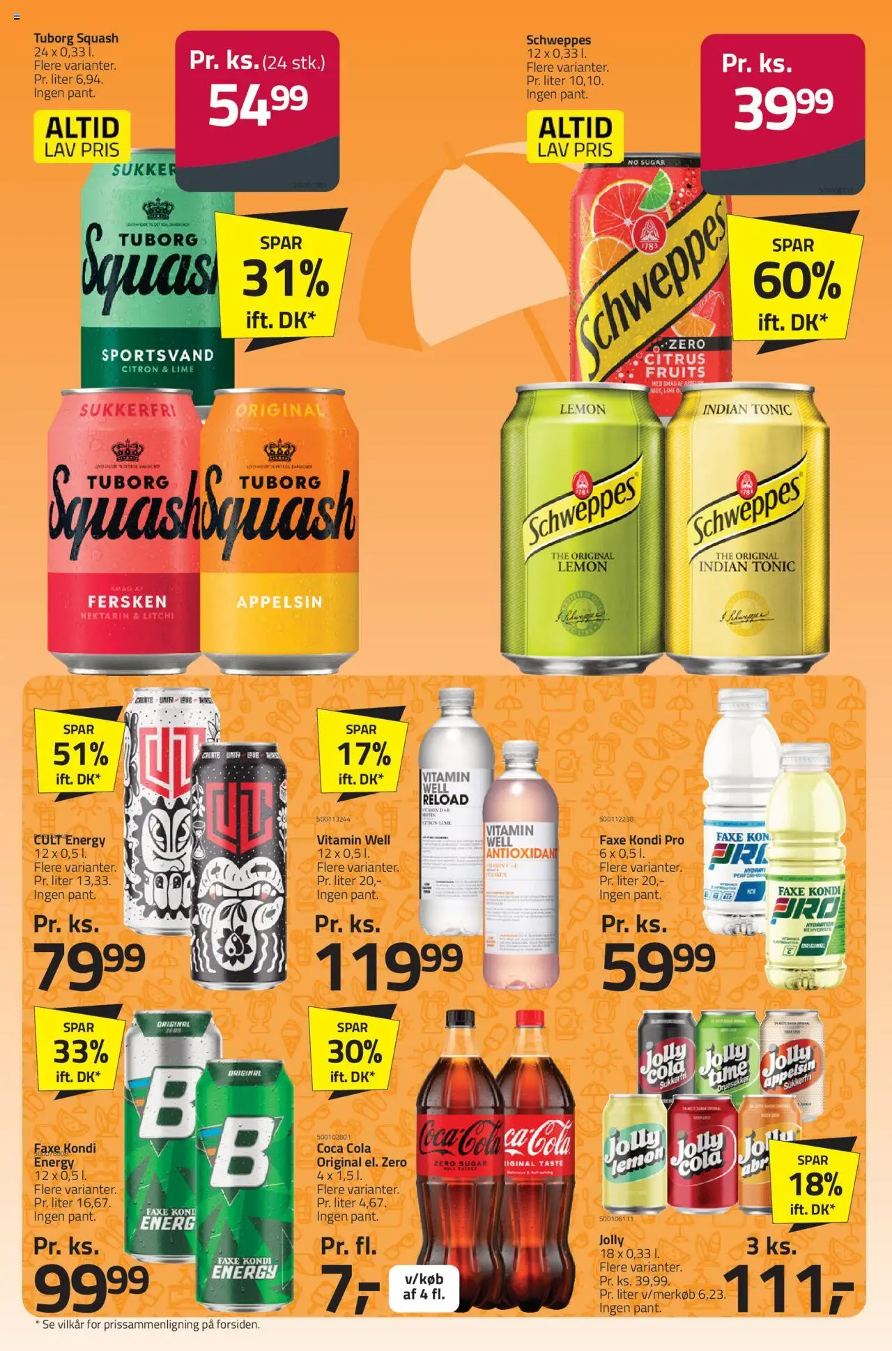 Fleggaard Tilbudsavis gyldig fra 06.08.2025 | Side: 10 | Produkter: Coca Cola, Squash, Lime, Sukker