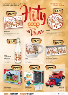 Náhled letáku Coop leták - Hity Vánoce  od 07.11.2025