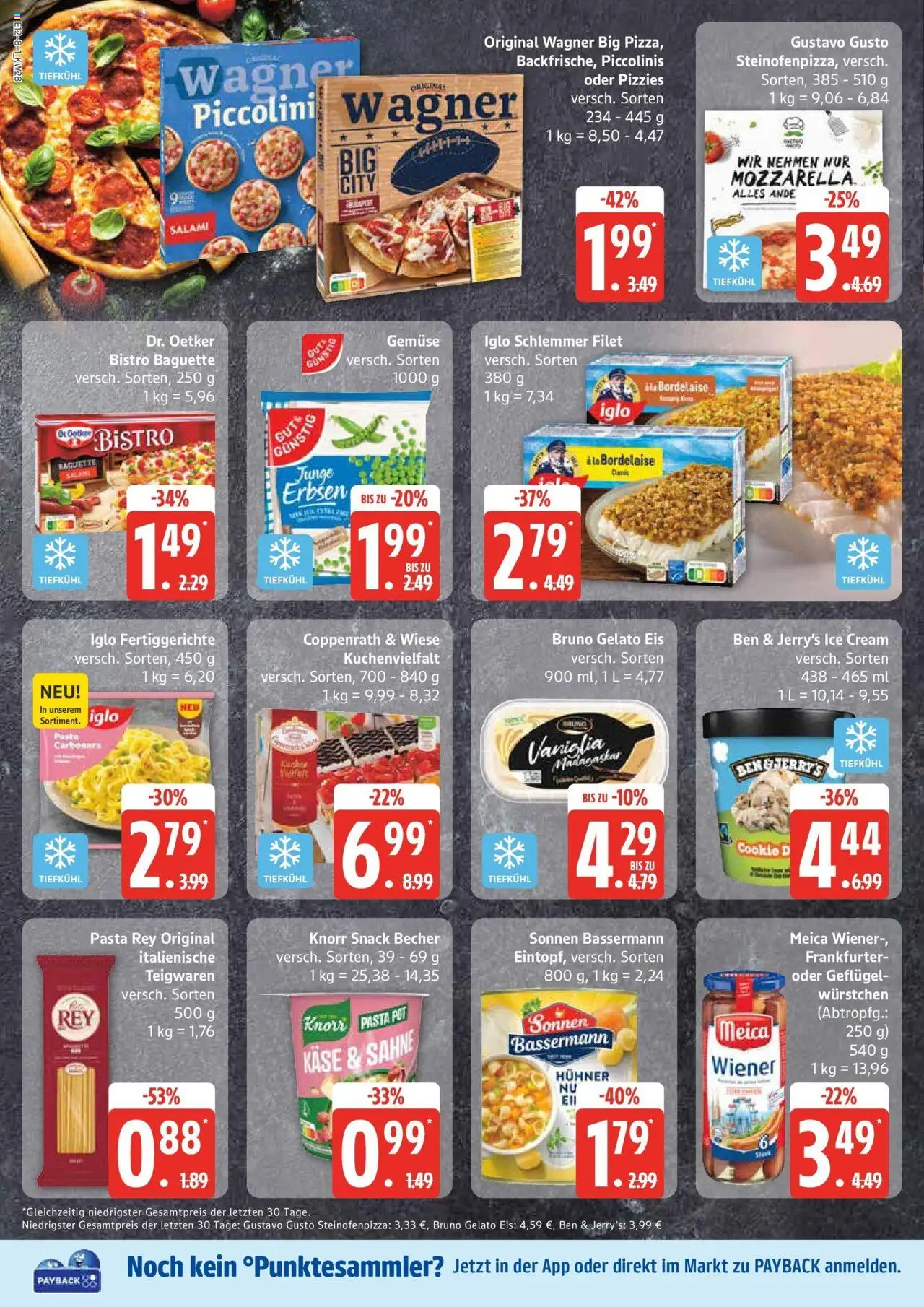 Edeka prospekt Ammersbek	 - gültig ab dem 06.07.2025 | Seite: 8 | Produkte: Käse, Iglo, Ben & Jerry's, Pasta