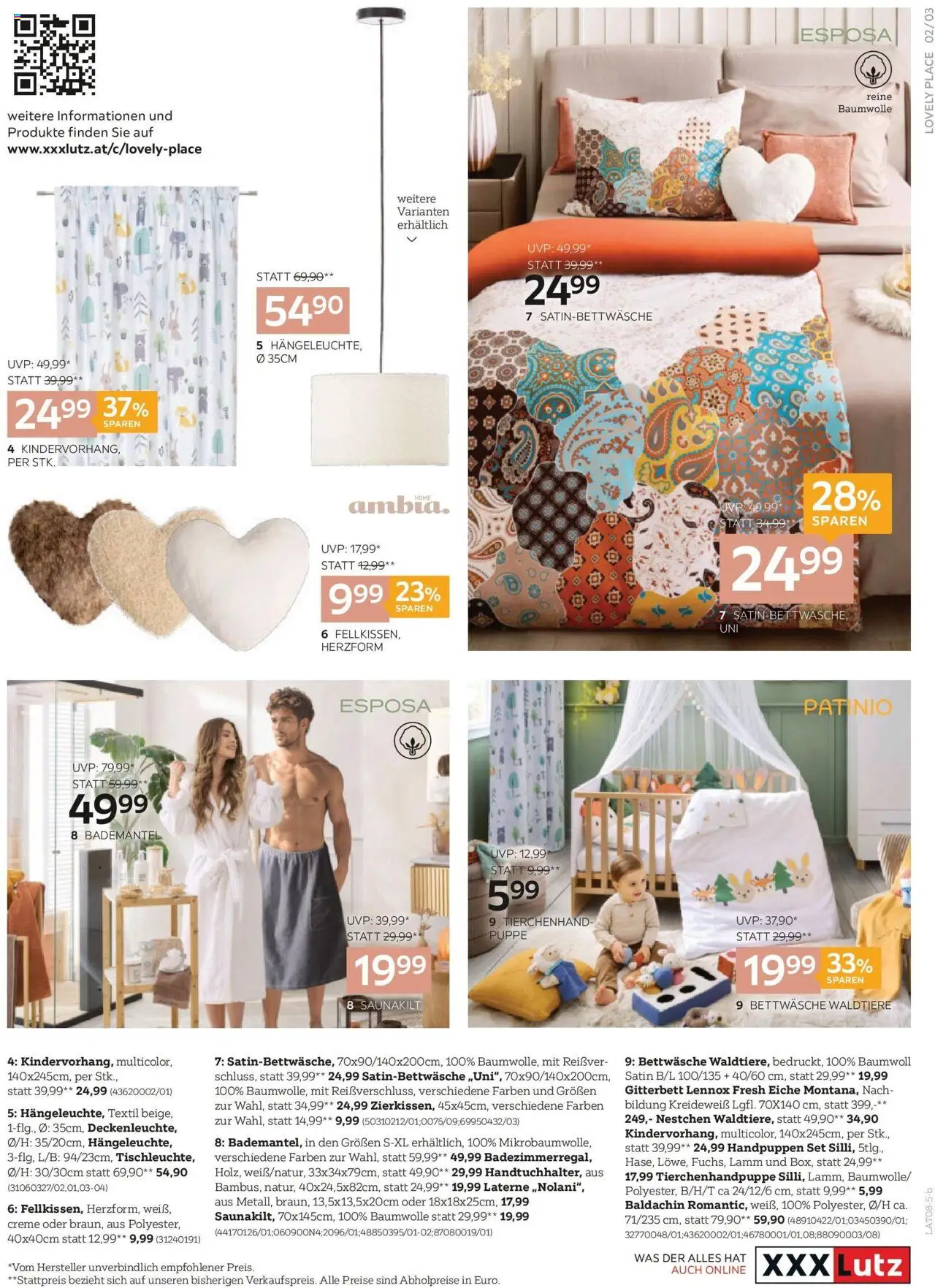 XXXLutz - Best Preis gültig ab 05.08.2025 | Seite: 19 | Produkte: Bademantel, Creme