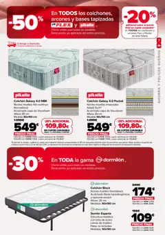Vista previa Carrefour Colchones válido desde el 25.02.2026 | Página: 7 | Productos: Somier, Colchon