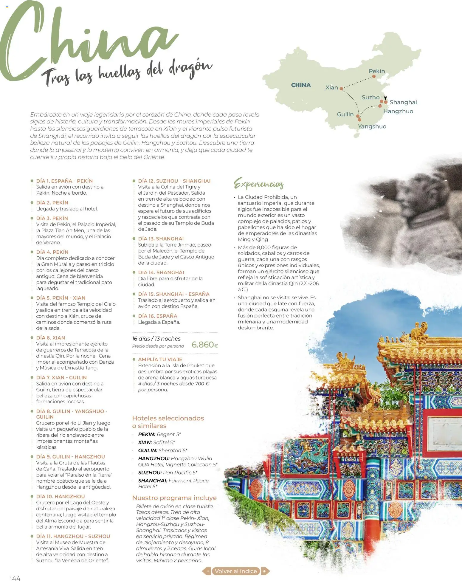 Viajes El Corte Inglés - Catálogo Tourmundial Premium │ válido desde el 01.01.2026 | Página: 146 | Productos: Pan, Té