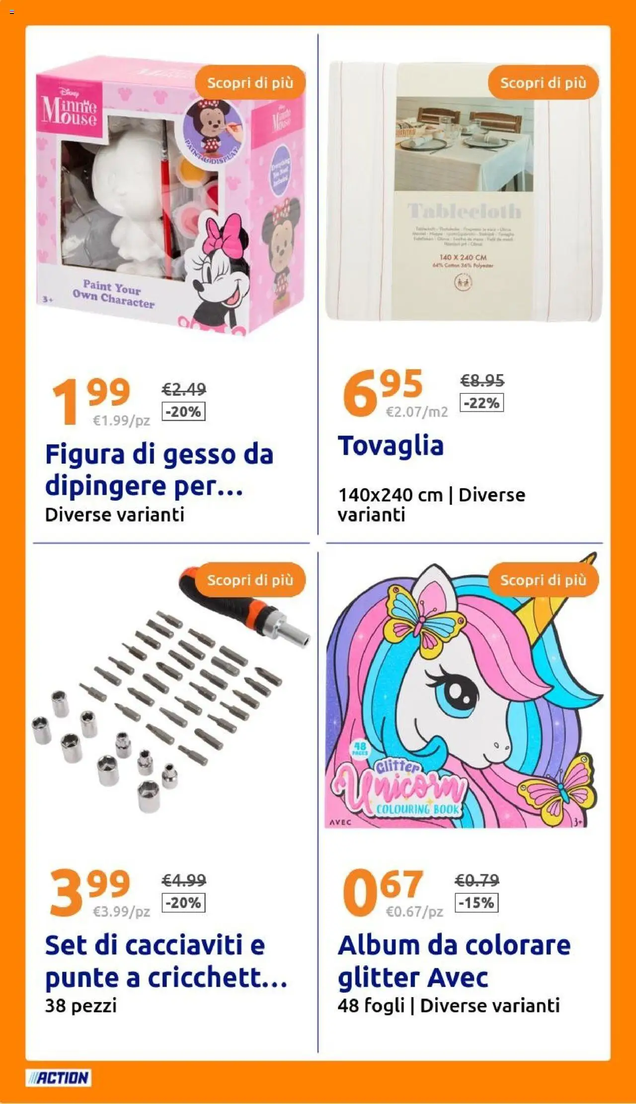 Volantino Action del 18.06.2025 | Pagina: 30 | Prodotti: Tovaglia