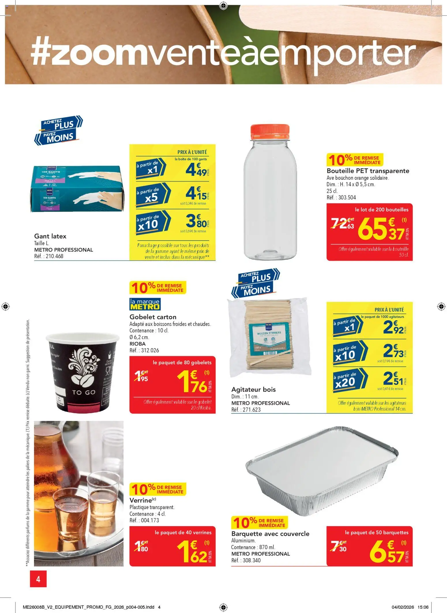 {H1} | Page: 4 | Produits: Orange, Verrines, Gants