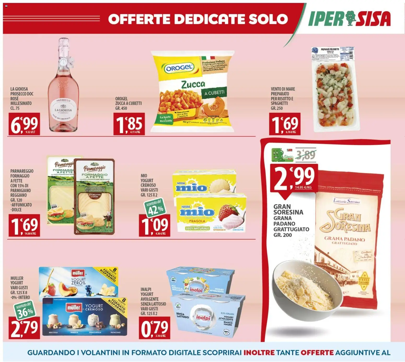 Volantino SISA del 24.10.2025 | Pagina: 12 | Prodotti: Formaggio, Grana Padano, Parmigiano, Stracciatella