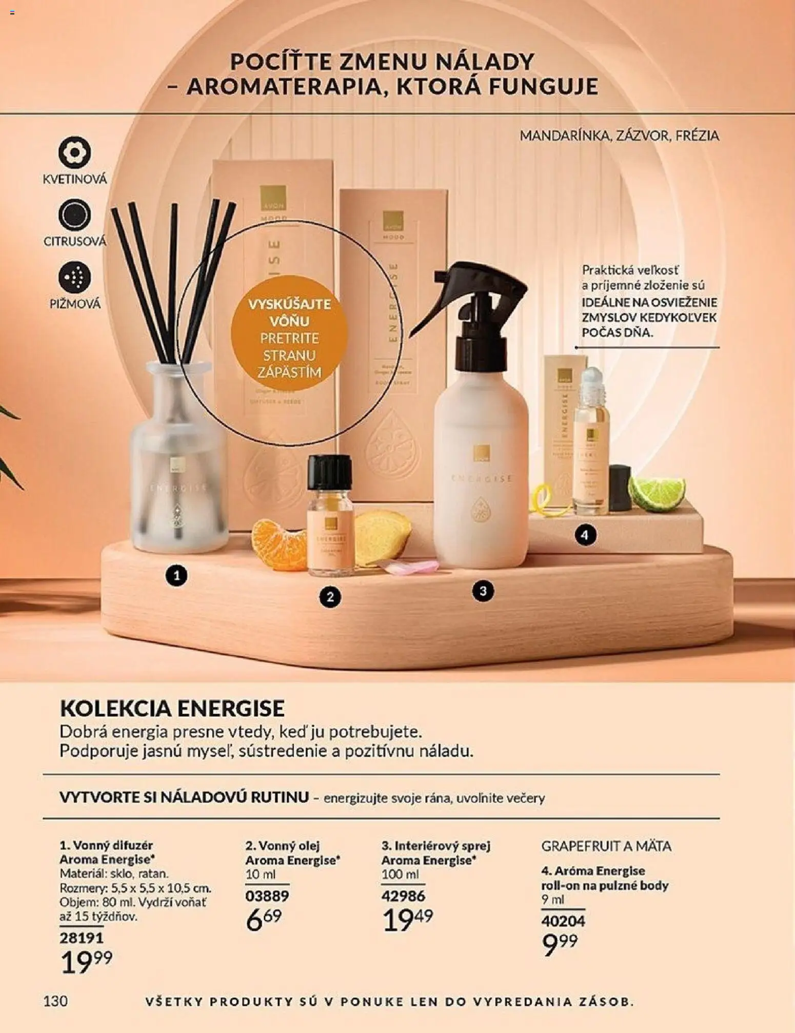 Nové Avon akcie – leták je platný od 01.05.2026 | Strana: 130 | Produkty: Difúzer, Olej, Grapefruit