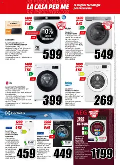 Volantino Media World del 04.09.2025 | Pagina: 4 | Prodotti: Microonde, Lavasciuga, Acqua, Lavatrice