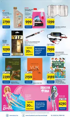 Tesco akciós ujság - amely érvényes a következő dátumtól: 07.08.2025 | Oldal: 32 | Termékek: Játék, Motorolaj