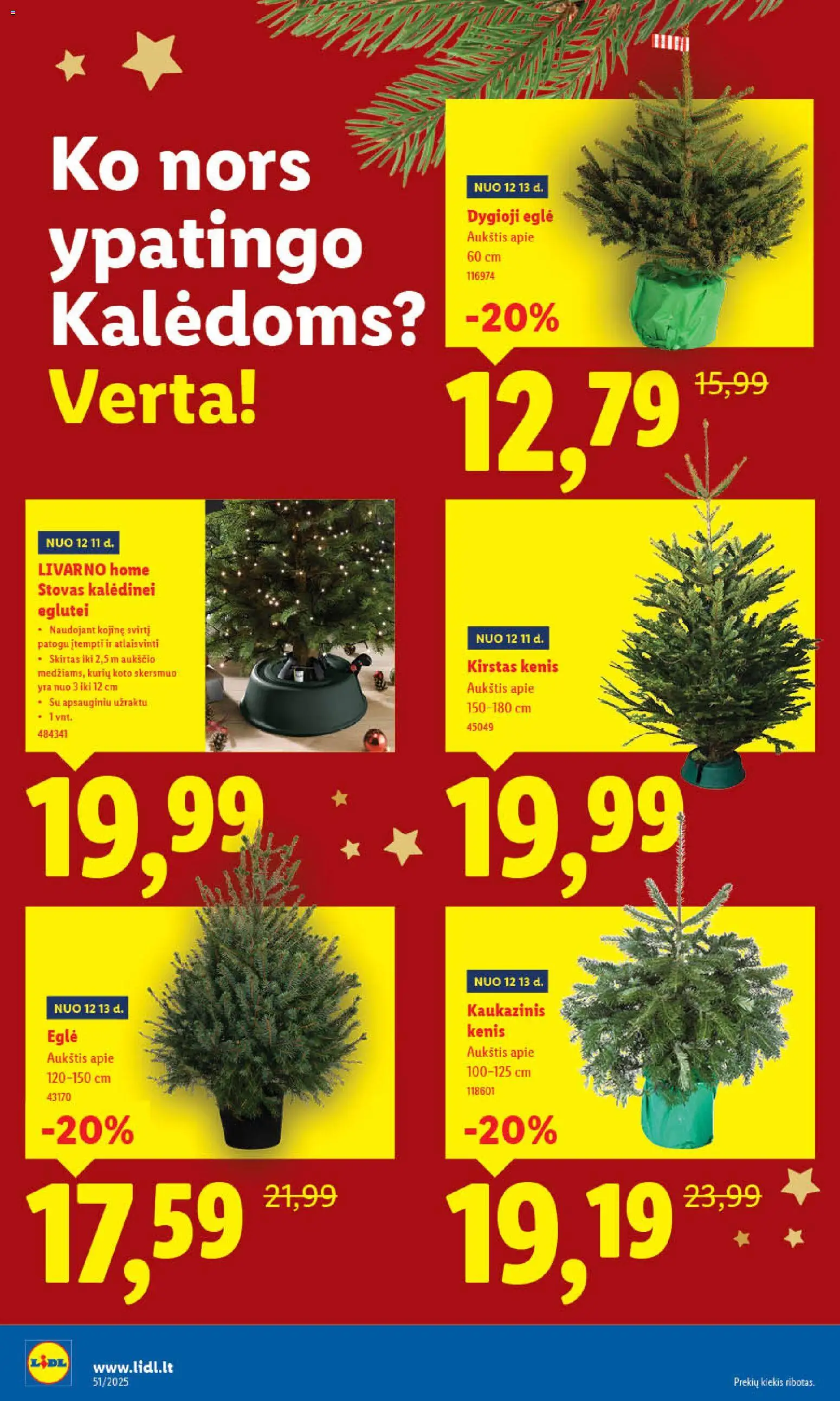 LIDL akcijos nuo 15.12.2025 | Puslapis: 43 | Prekių: Stovas
