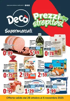 Anteprima del volantino Decò Supermercati - Roma catalogo valido a partire dal 28.10.2025