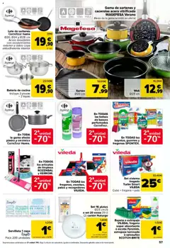 Carrefour folleto │ válido desde el 24.07.2025 | Página: 57 | Productos: Escoba, Guantes, Vasos, Batería