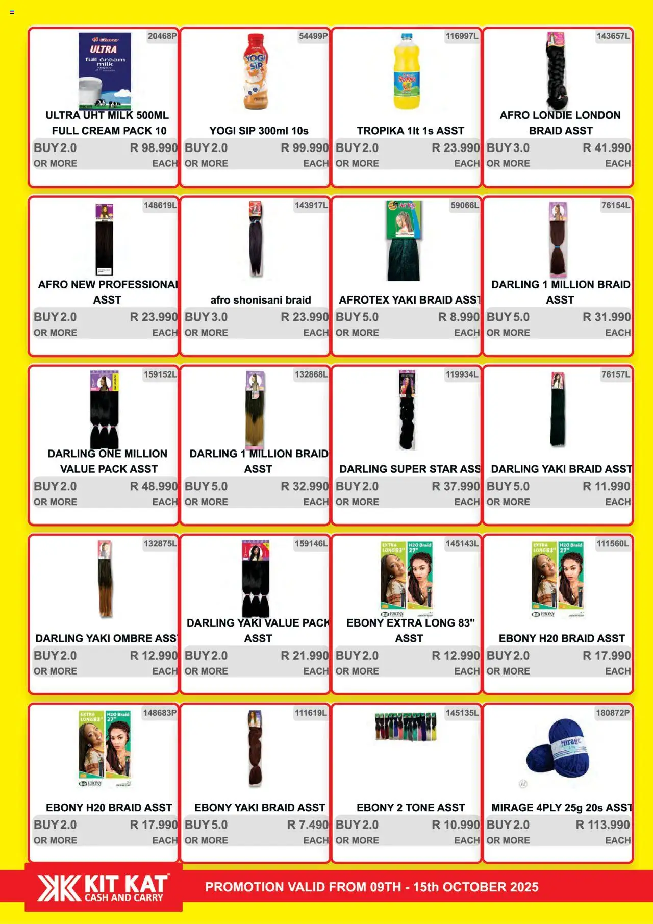 New KIT KAT Cash & Carry catalogue – valid from 09.10.2025 | Page: 13 | Products: Milk, Cream
