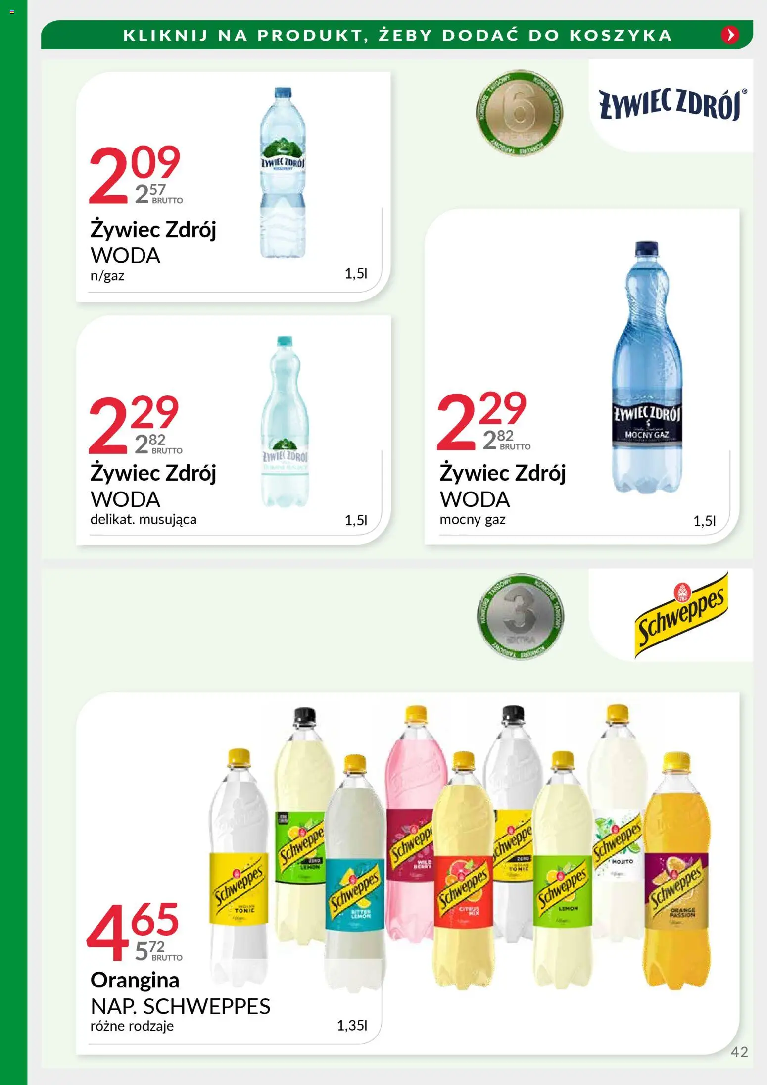 Eurocash Gazetka - Targi Jesień od 17.11.2025 | Strona: 42 | Produkty: Woda