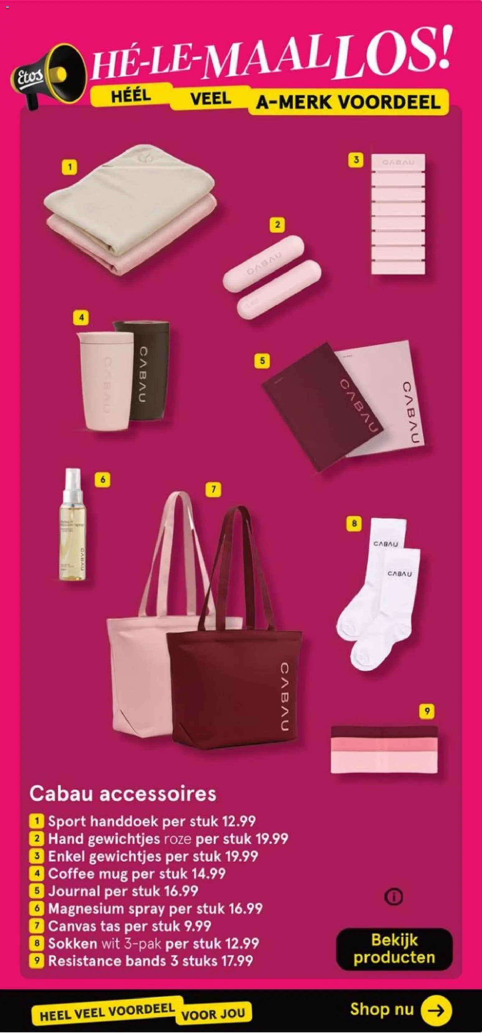 {H1} | Pagina: 23 | Producten: Sokken, Tas, Canvas, Handdoek