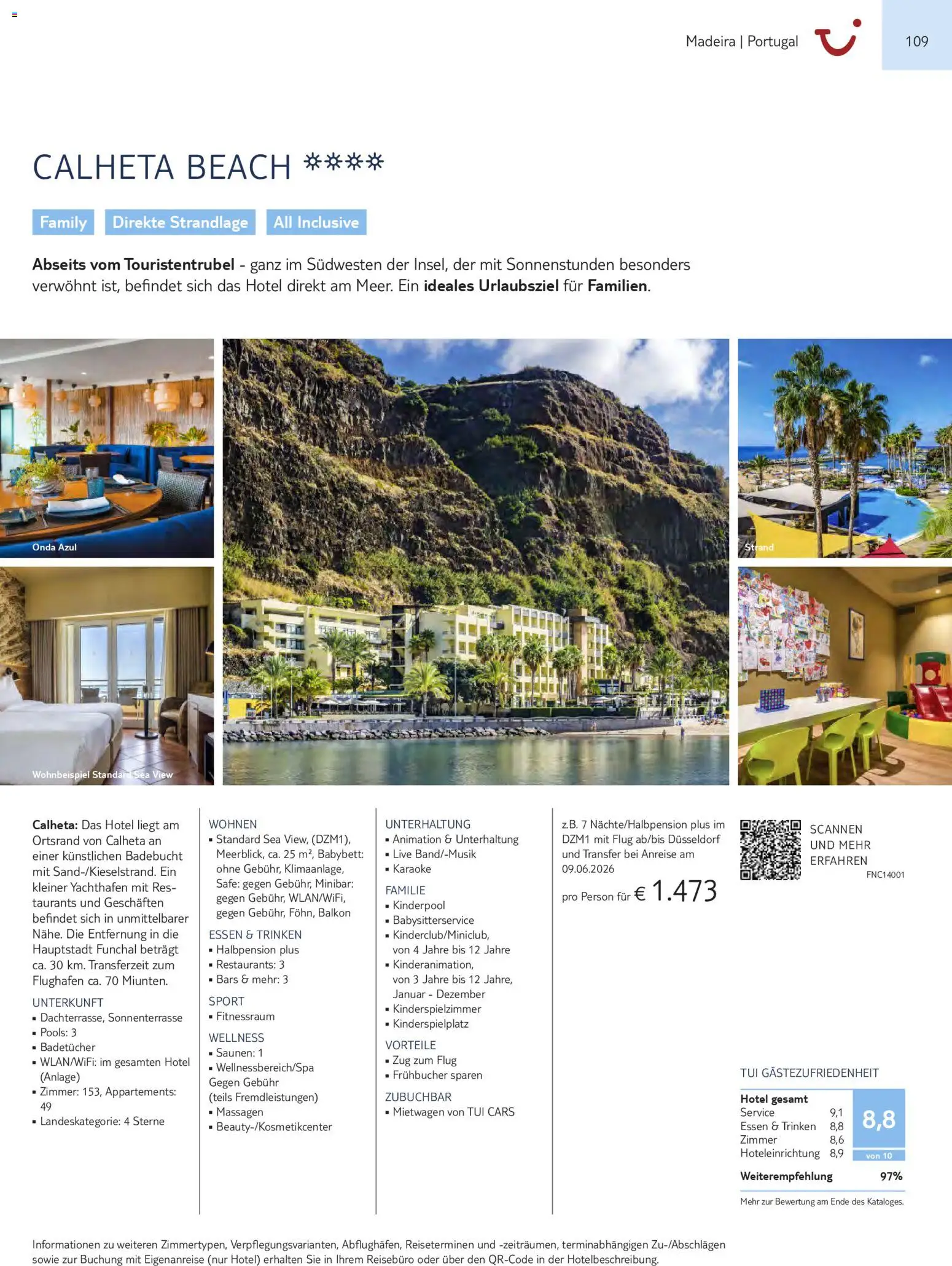 Aida  Südeuropa & Nordafrika 2026/27 – gültig ab 01.01.2026 | Seite: 109 | Produkte: Babybett