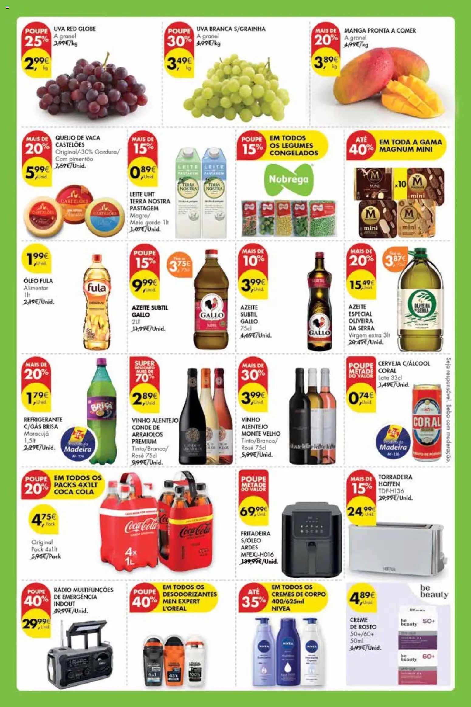 Pingo Doce Poupe este Fim de Semana Madeira │ válido de 20.03.2026 | Página: 2 | Produtos: Refrigerante, Torradeira, Pimentão, Leite