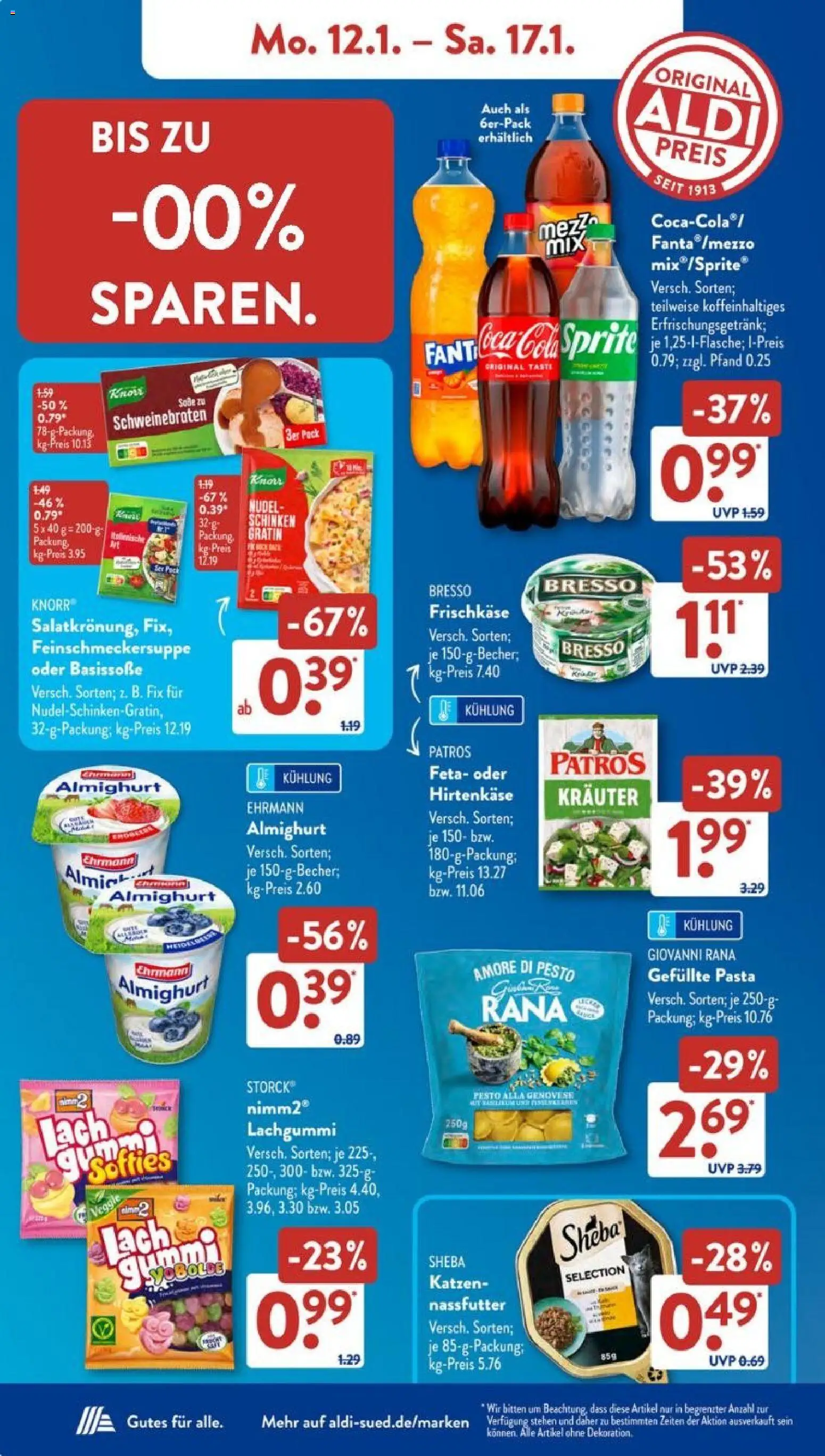 Aldi Süd Prospekt 	 – gültig ab 12.01.2026 | Seite: 6 | Produkte: Up2fashion, Sweatshirt, Blumen
