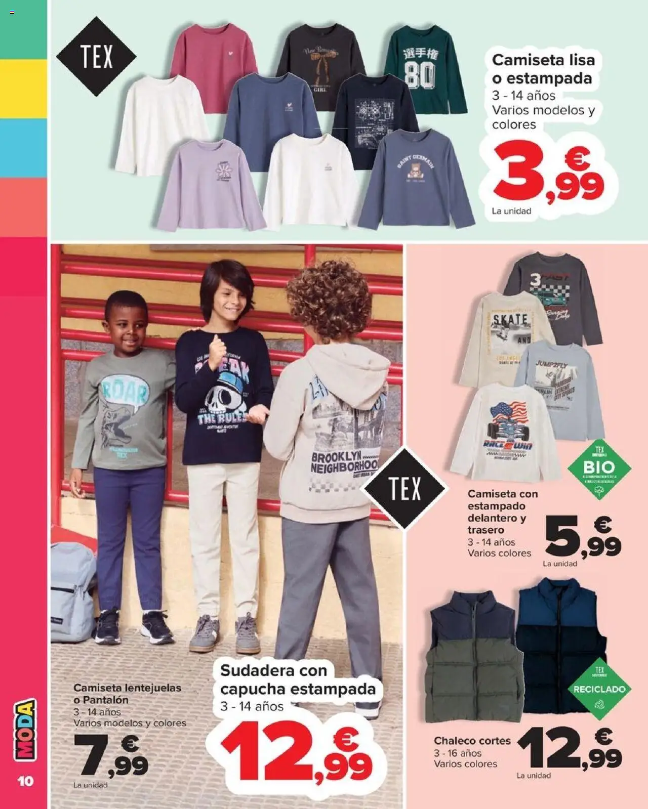 Carrefour - Vuelta al Cole Textil │ válido desde el 18.08.2025 | Página: 10 | Productos: Sudadera, Chaleco