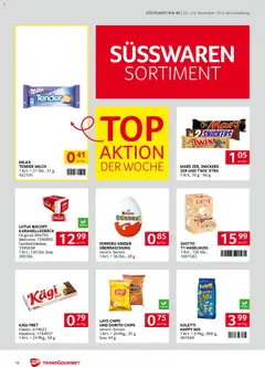 Transgourmet Zustellaktion ab 24.11.2025 gültig | Seite: 18 | Produkte: Chips, Milch