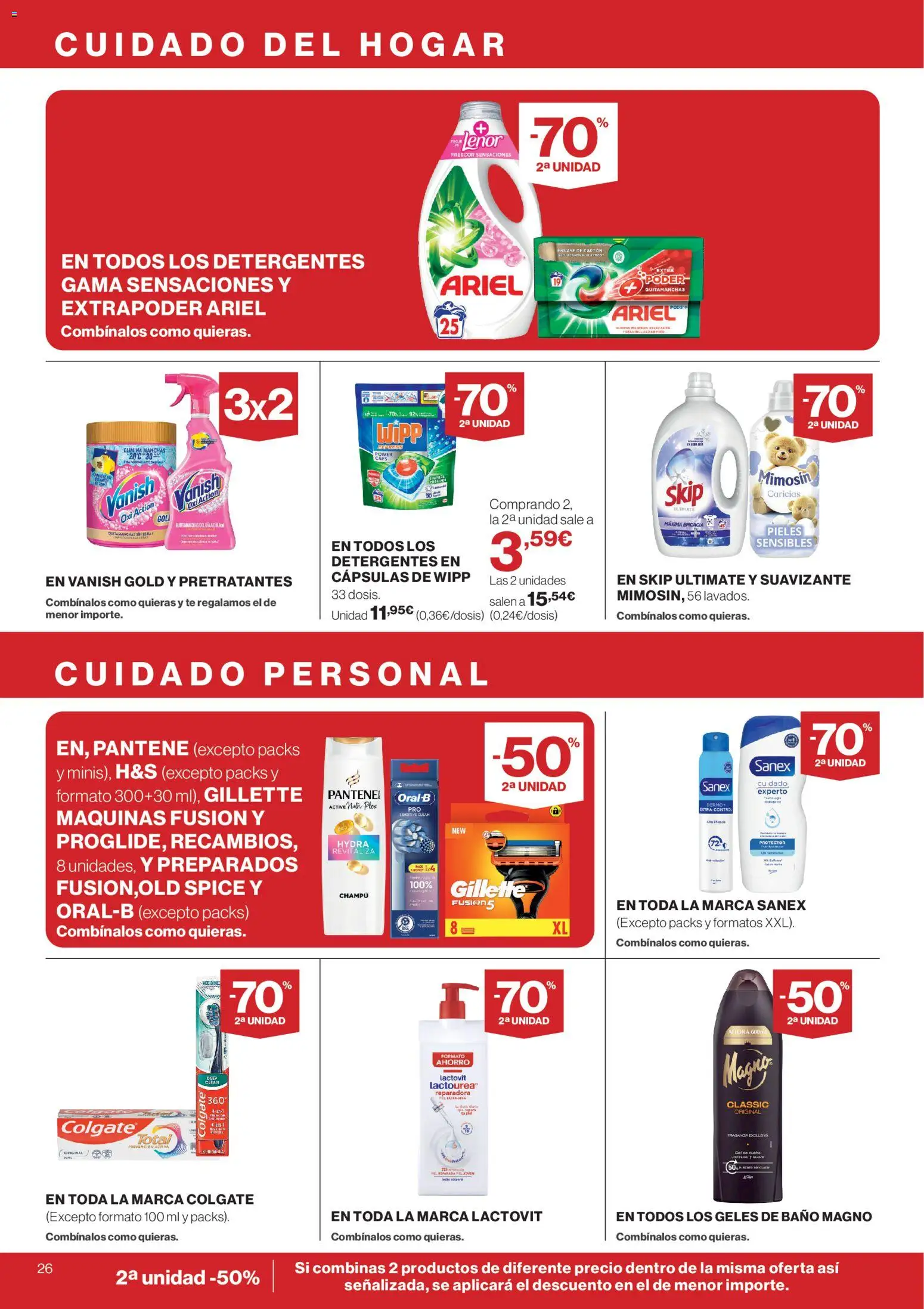 Supercor Canarias │ válido desde el 25.03.2026 | Página: 26 | Productos: Champú, Té, Suavizante, Baño