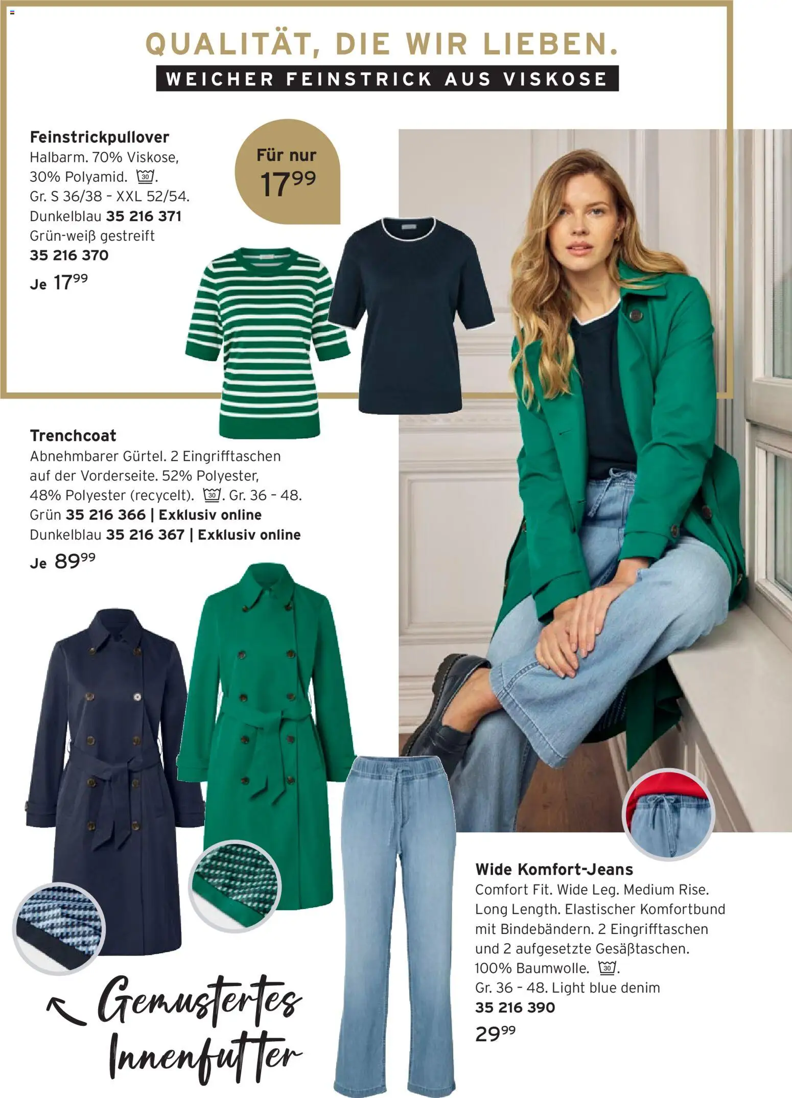 Prospekt Tchibo Lieblingslooks für jeden Tag – gültig ab 25.02.2026 | Seite: 4 | Produkte: Trenchcoat