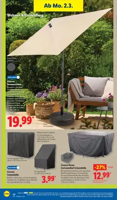 Lidl - Prospekt ab 02.03.2026 gültig | Seite: 40 | Produkte: Schirmständer, Sonnenschirm