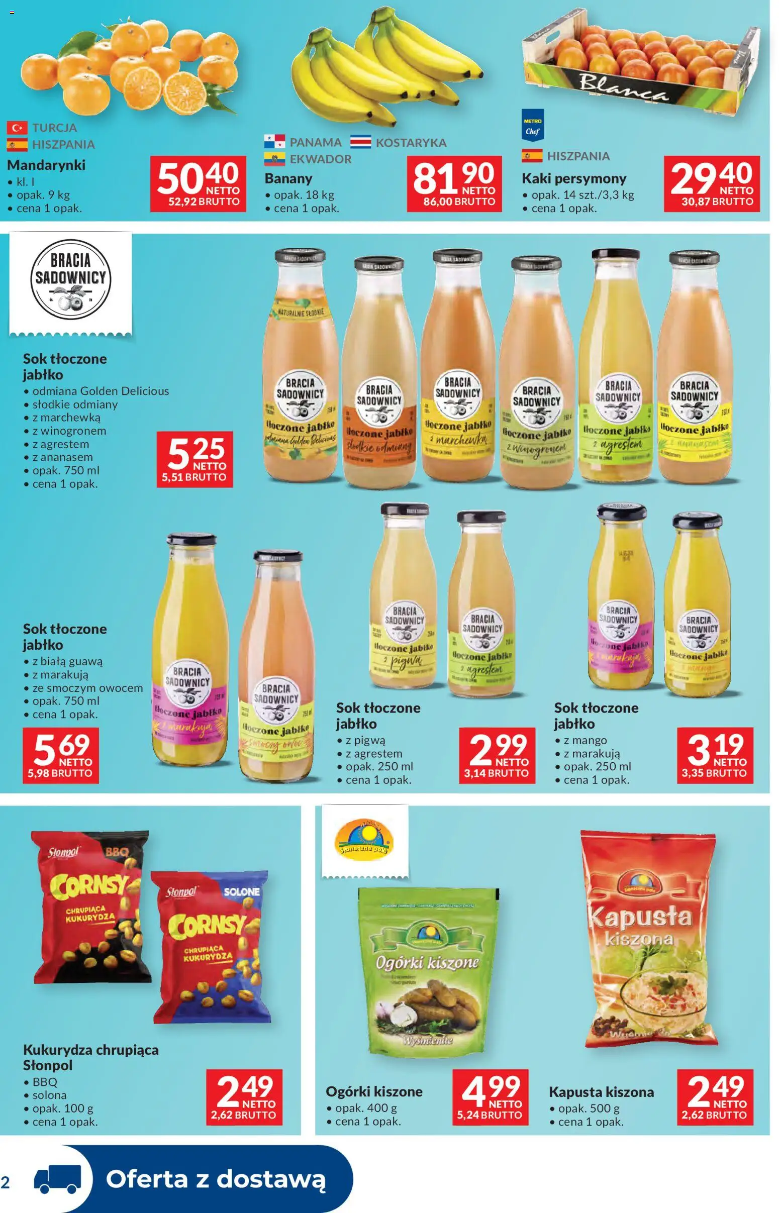 Makro Gazetka - Dystrybucja do sklepów od 11.11.2025 | Strona: 2 | Produkty: Kapusta, Pigwa, Sok, Marchewka