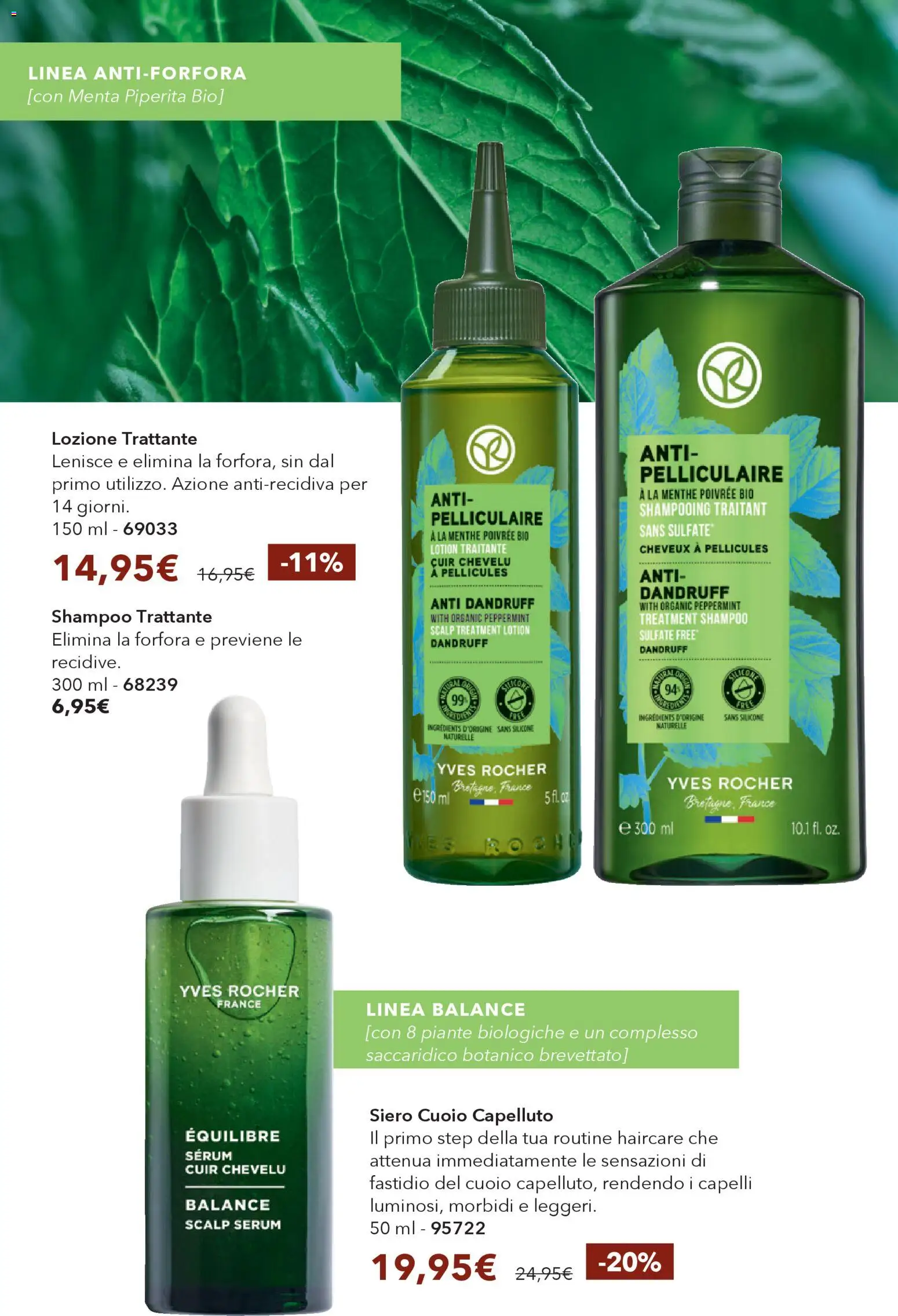 Volantino Yves Rocher del 17.02.2026 | Pagina: 52 | Prodotti: Shampoo, Silicone, Menta