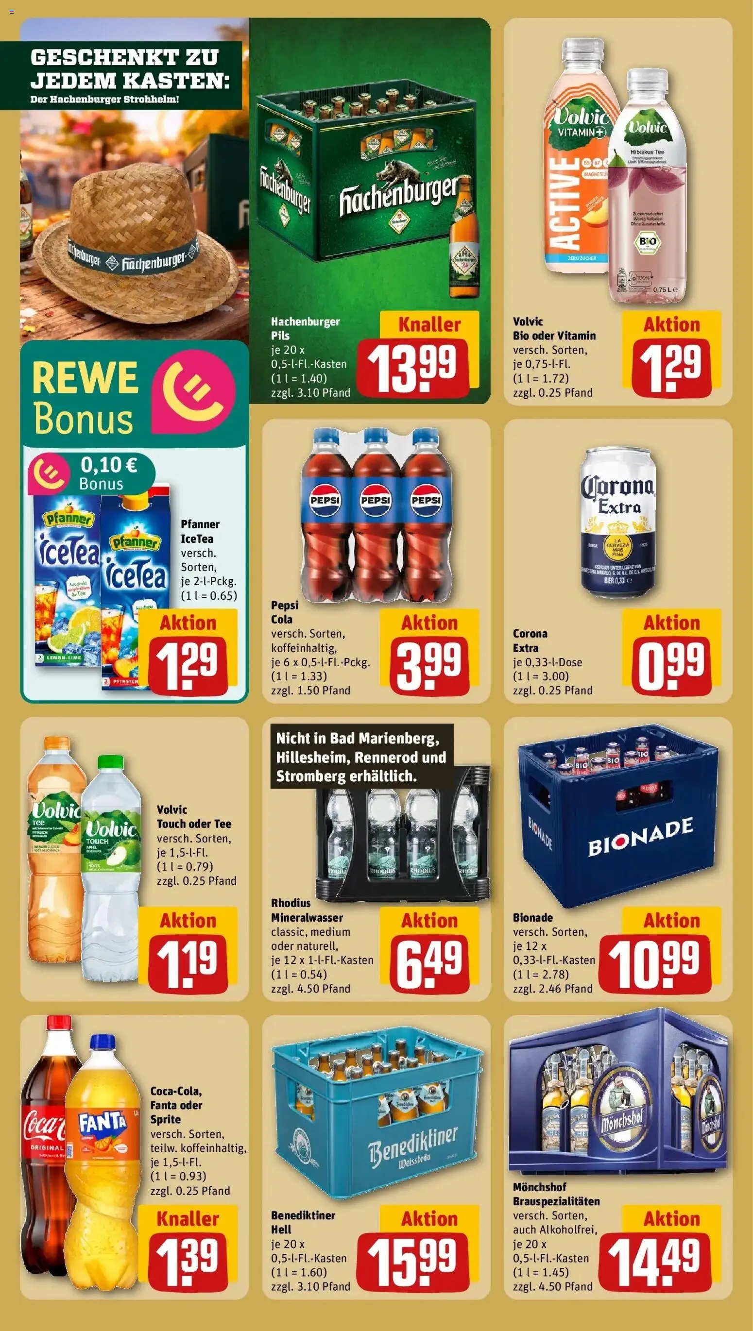 Rewe prospekt Dierdorf	 – gültig ab 09.02.2026 | Seite: 22 | Produkte: Sprite, Bier, Pils, Pepsi