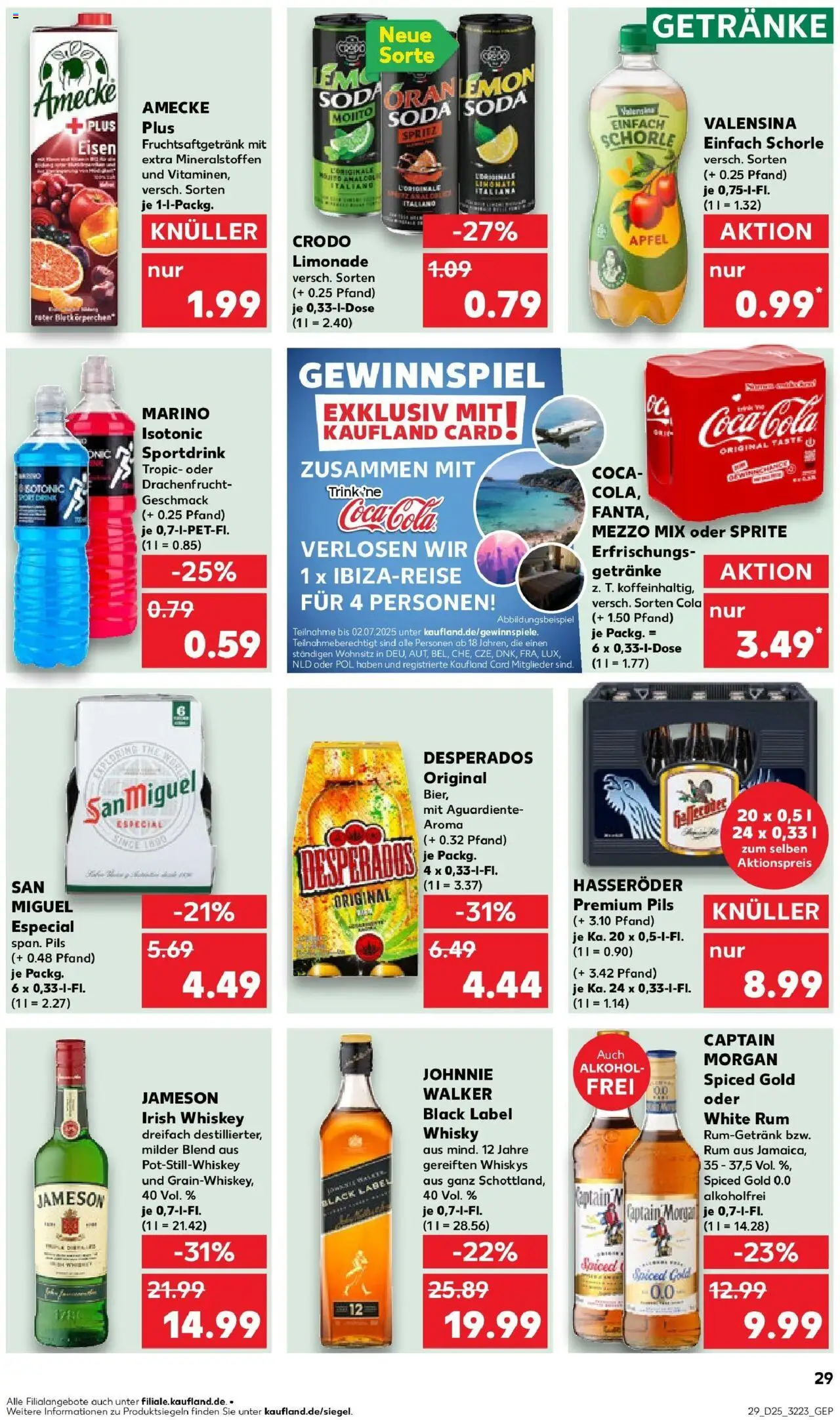 Kaufland prospekt Alsdorf	 - gültig ab dem 22.06.2025 | Seite: 42 | Produkte: Whisky, Rum, Desperados, Captain morgan