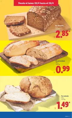 Vista previa Pan de espelta, 750 g válido desde el 20.04.2026 | Página: 5 | Productos: Pan
