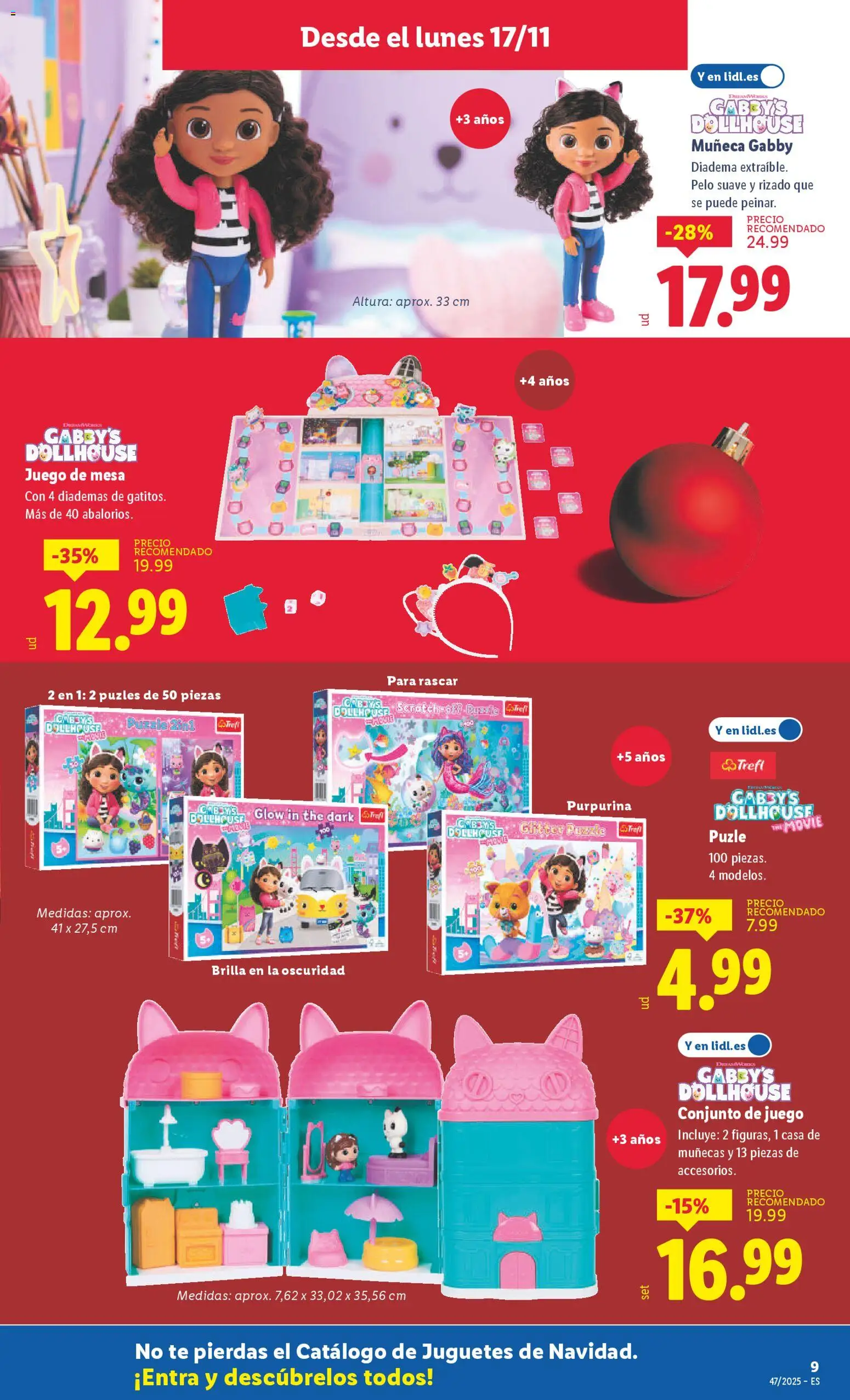 Lidl folleto de bazar │ válido desde el 17.11.2025 | Página: 13 | Productos: Té, Muñeca, Juguetes, Mesa