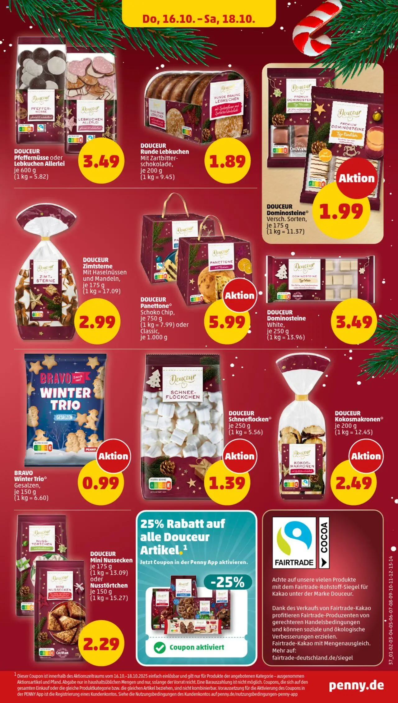 Penny Prospekt 	 – gültig ab 13.10.2025 | Seite: 41 | Produkte: Schokolade, Pfeffer, Nüsse