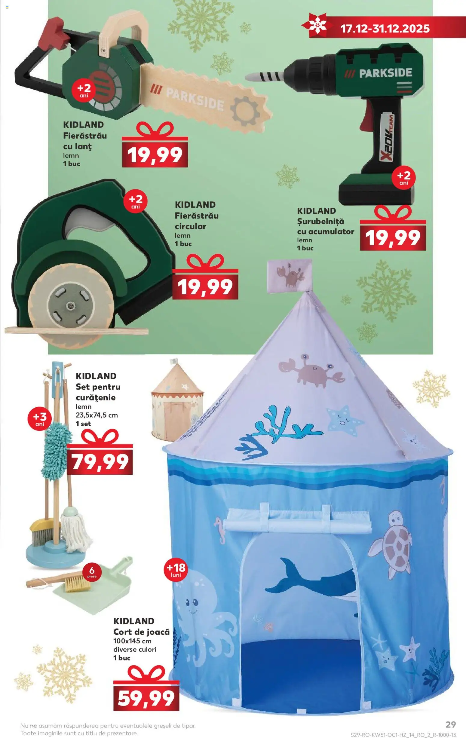 Noul catalog Kaufland – valabil de la 17.12.2025 | Pagină: 29 | Produse: Cort