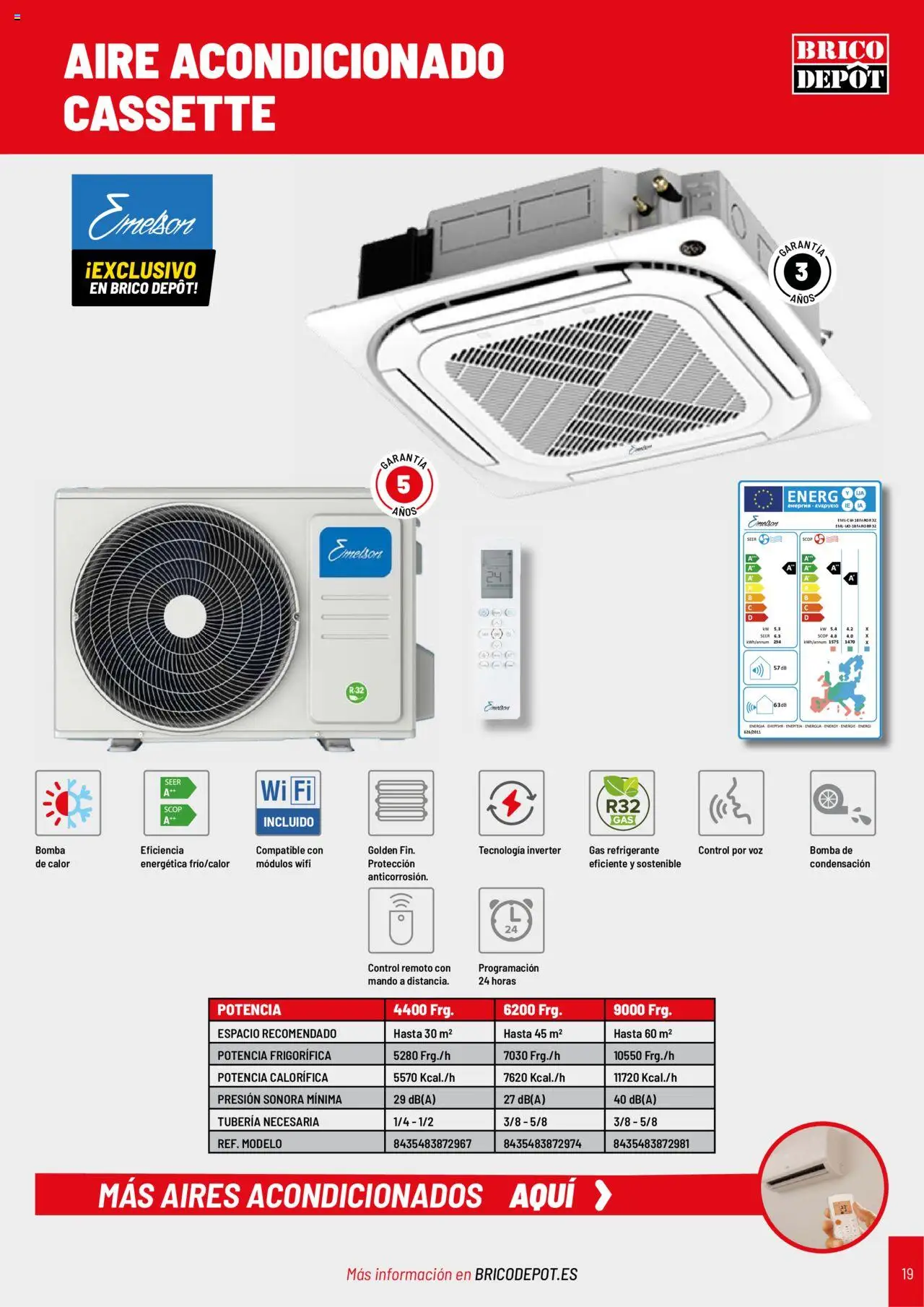 Brico Depôt Catálogo Climatización │ válido desde el 27.06.2025 | Página: 19 | Productos: Aire acondicionado