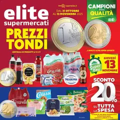 Anteprima del volantino Volantino Elite Supermercati	 valido a partire dal 31.10.2025