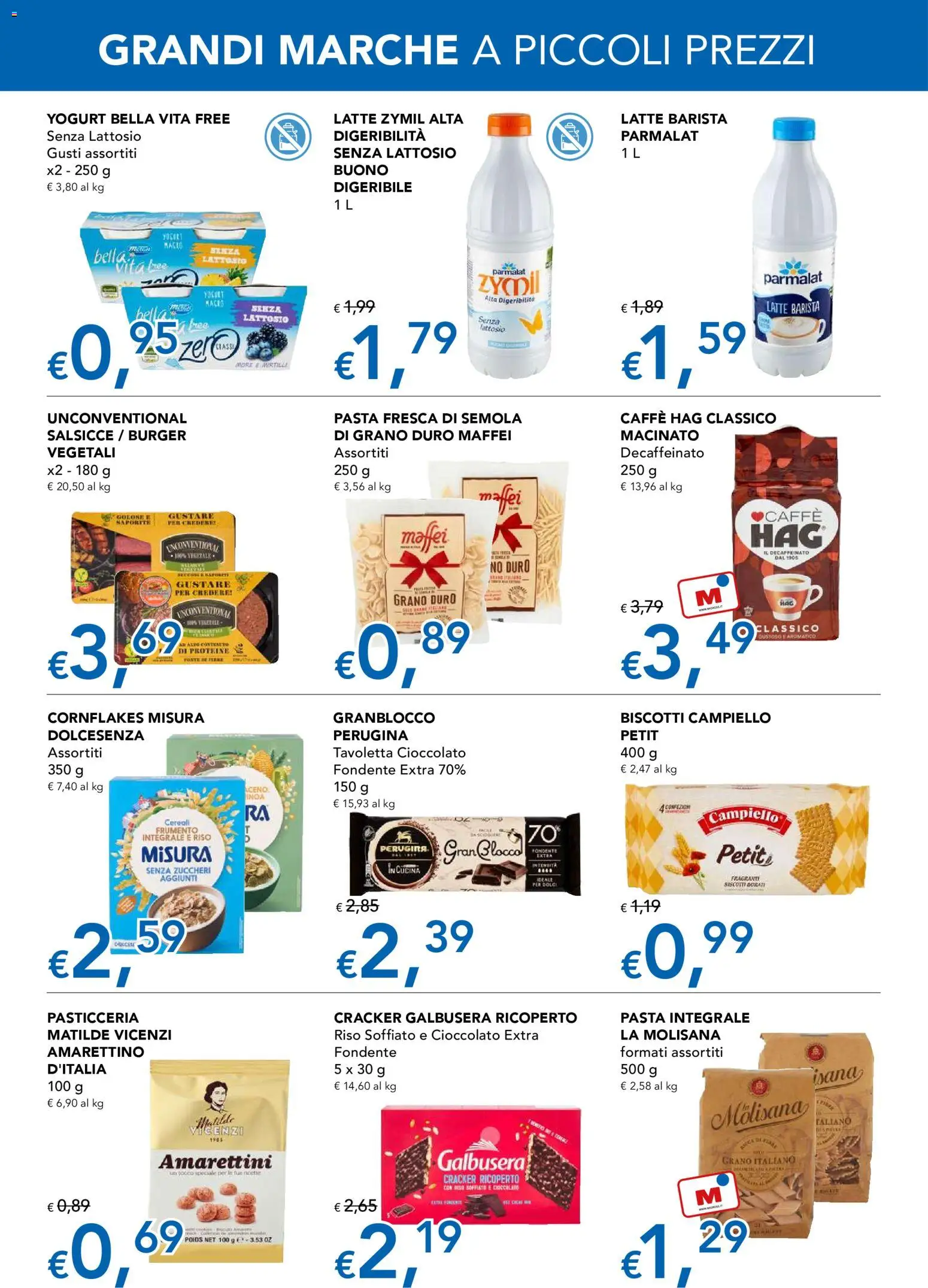 Volantino Migross del 15.01.2026 | Pagina: 2 | Prodotti: Riso, Biscotti, Latte, Macinato