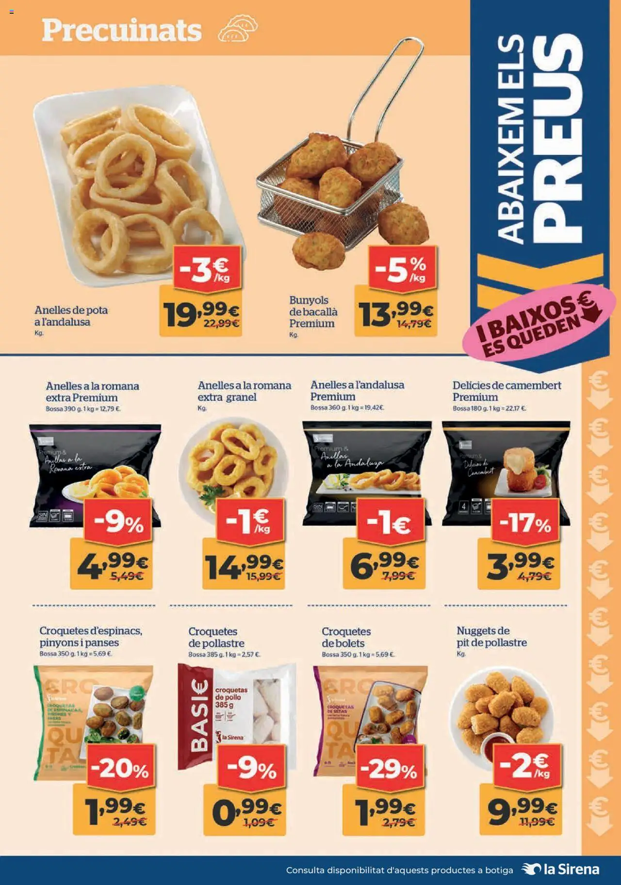 La Sirena - Folleto │ válido desde el 08.05.2025 | Página: 3 | Productos: Anillos, Croquetas, Nuggets