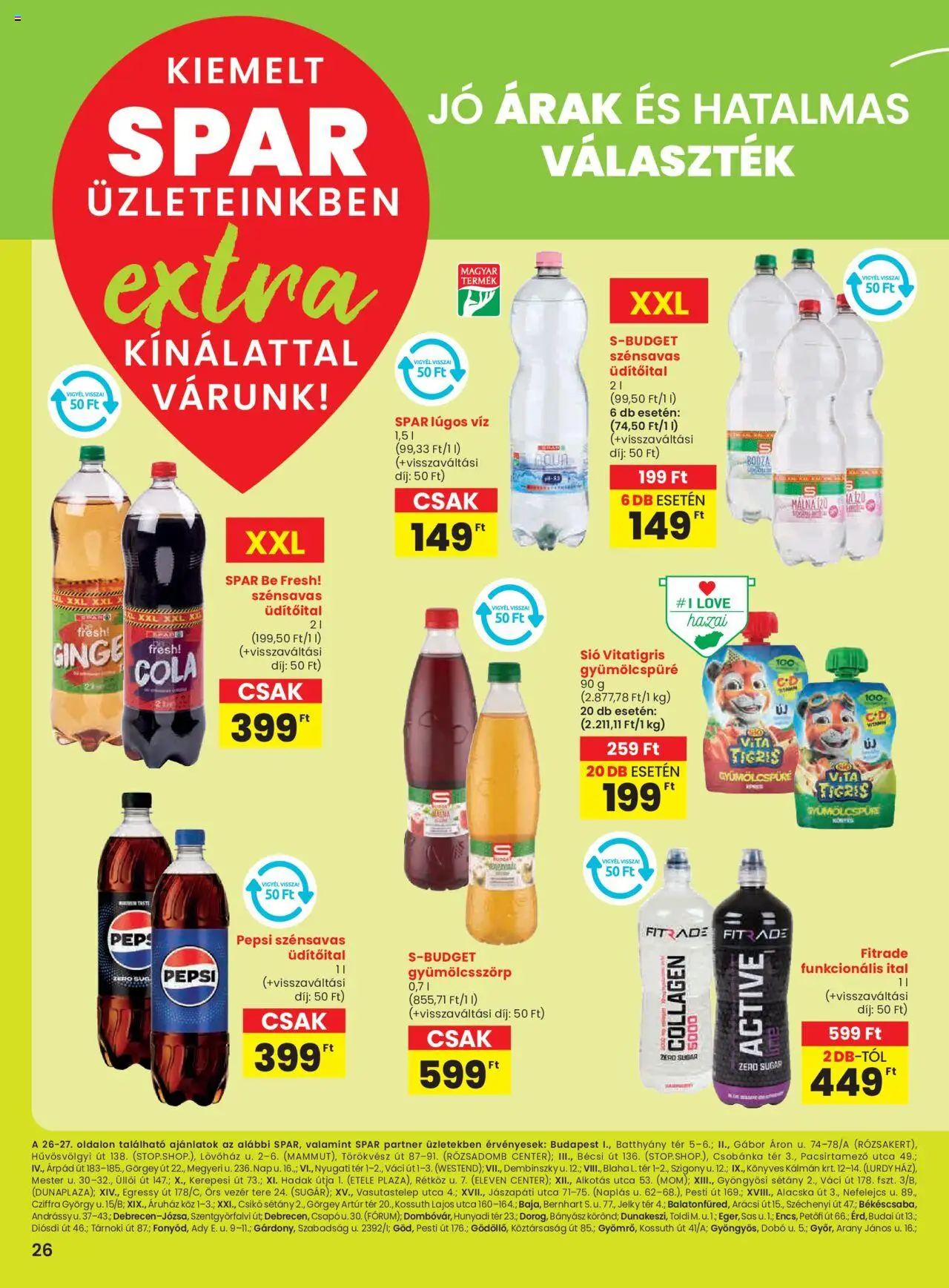 Spar akciós ujság - amely érvényes a következő dátumtól: 29.05.2025 | Oldal: 7 | Termékek: Málna, Pepsi, Cola