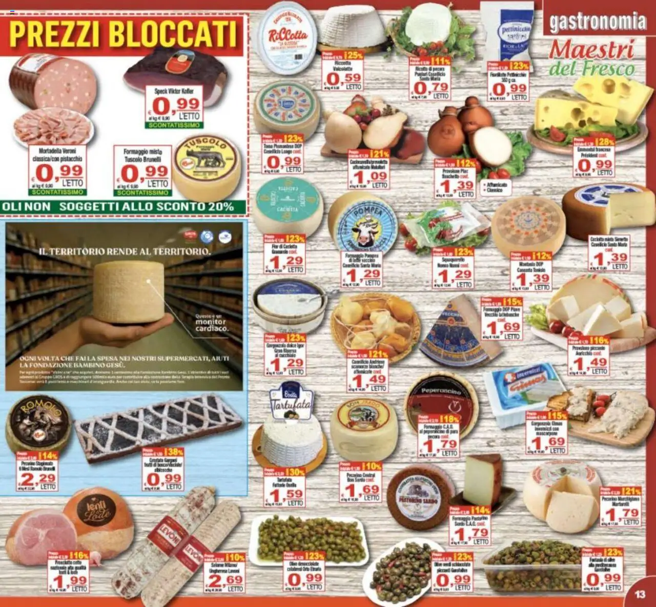 Volantino CTS del 17.09.2025 | Pagina: 13 | Prodotti: Monitor, Formaggio, Peperoncino, Mortadella