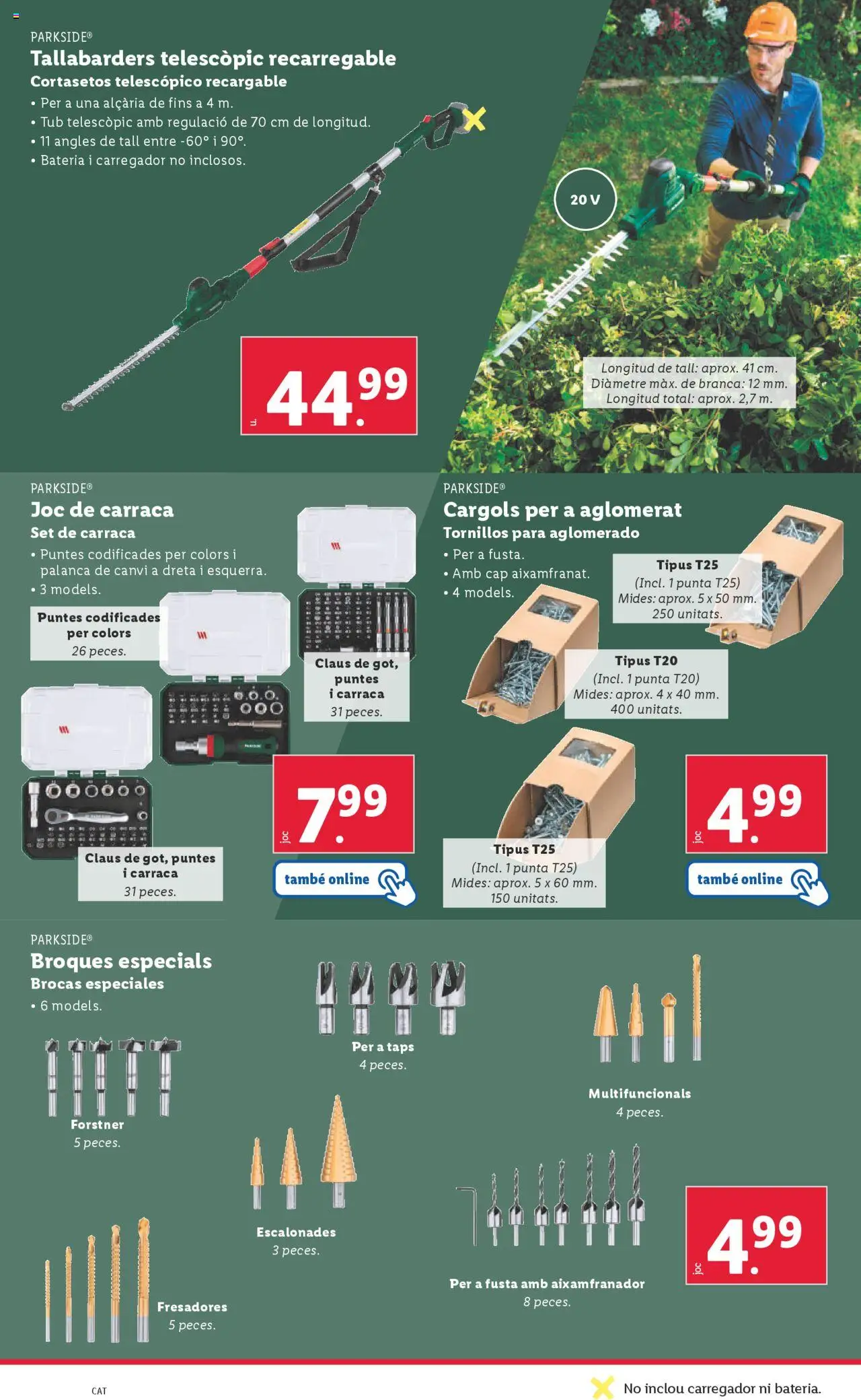 Lidl catálogo BCN │ válido desde el 09.06.2025 | Página: 40 | Productos: Cortasetos, Batería